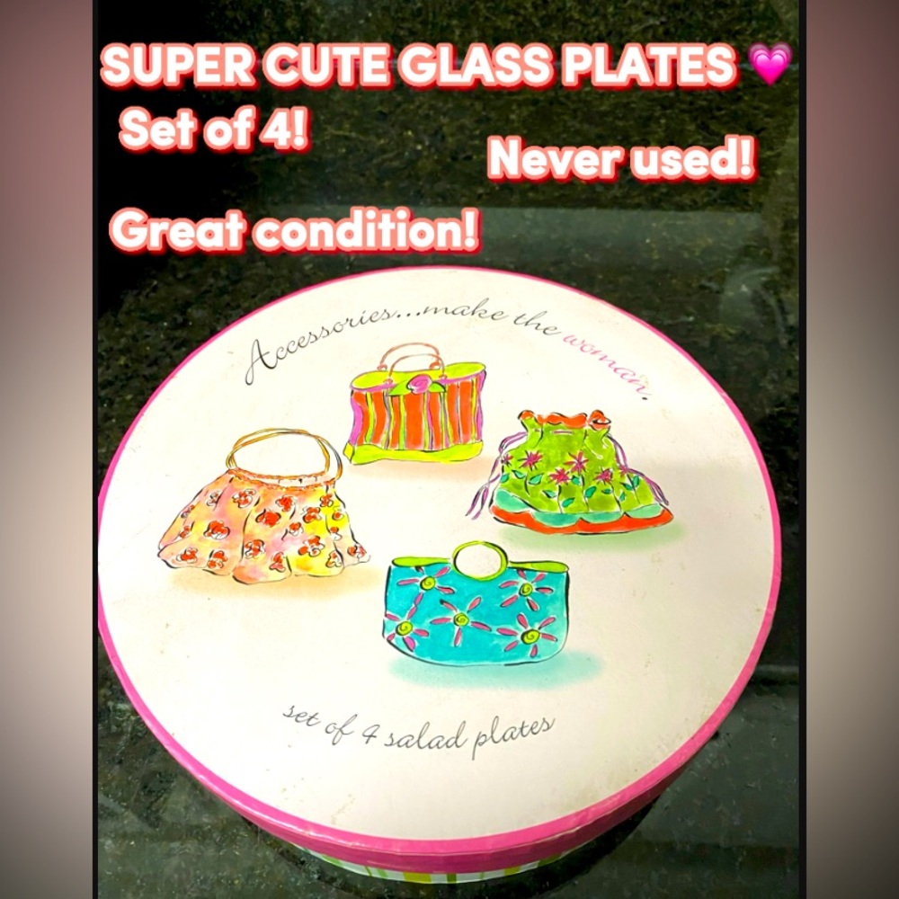 ROSANNA Chic Salad Plates 👜 👛 👝